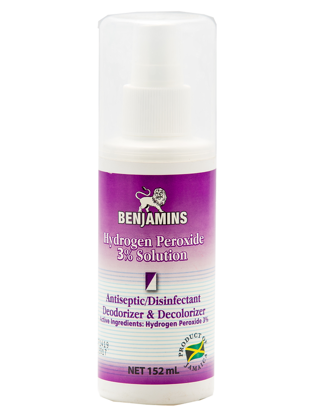 Benjamins Hydrogen Peroxide 3% Pump Spray, 120ml